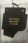 Automatten VW Touran 2003-2007