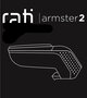 Armster 2 armsteun Fiat 500X 2015- ZWART