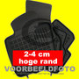 RUBBER automatten voor de Audi A3 3drs 8V vanaf 2012 (2-4 cm rand)