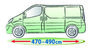 Autohoes voor de VOLKSWAGEN TRANSPORTER T5_