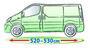 Autohoes voor de MERCEDES VIANO LANGE UITVOERING 2003-2014_