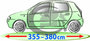 Autohoes voor de VOLKSWAGEN UP_