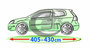 Autohoes voor de  AUDI A3_