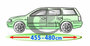 Autohoes voor de  VOLVO V60_